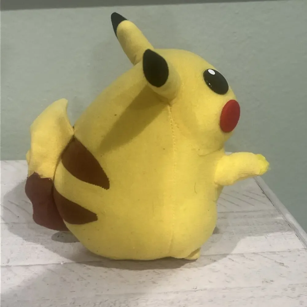 Pokemon Vintage Fat Pikachu Play-By-Play Plush 1999 9” Nintendo Stuffed Toy